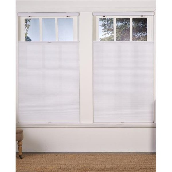 Safe Styles Safe Styles UBG27X64PO Cordless Light Filtering Top Down Bottom Up Shade; White - 27 x 64 in. UBG27X64PO